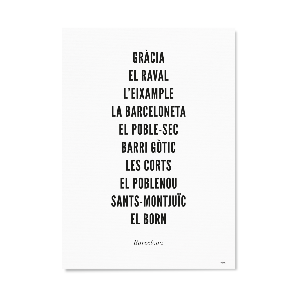 Poster of Barcelona - City | WIJCK.