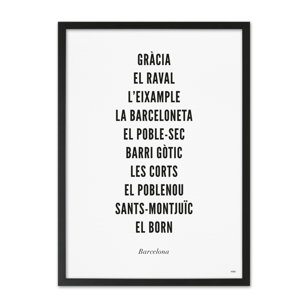 Poster of Barcelona - City | WIJCK.