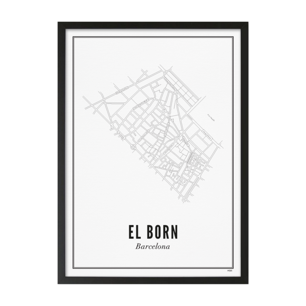Poster van Barcelona - El Born | WIJCK. 