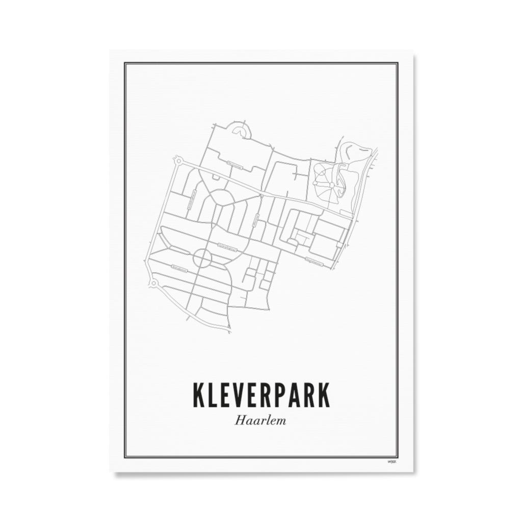 Poster van Haarlem - Kleverpark | WIJCK. 
