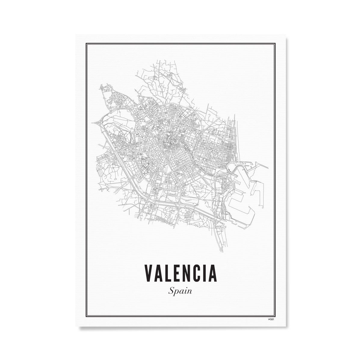 Poster von Valencia - Stadt | WIJCK.