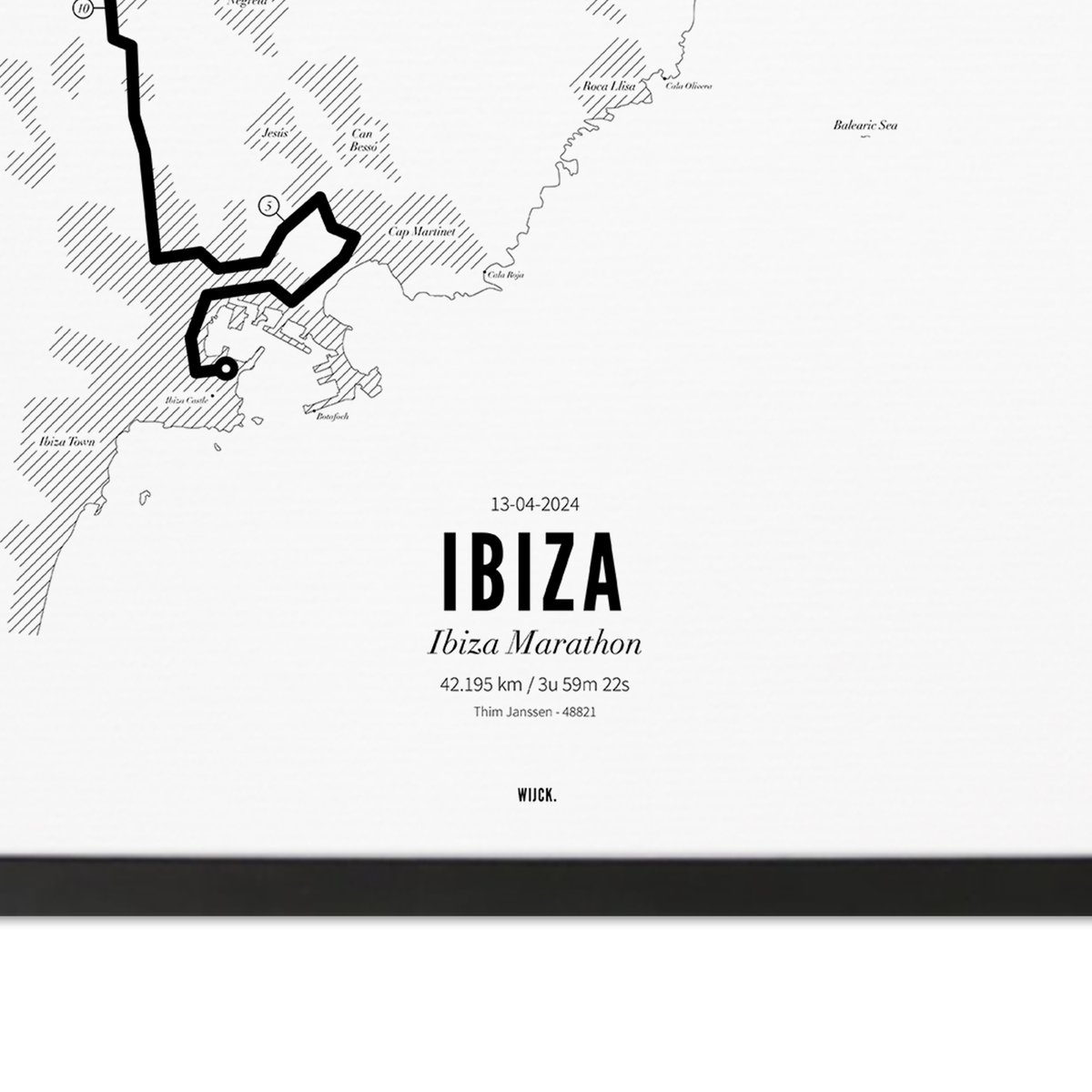 Poster of Marathon Ibiza 2024 | WIJCK.