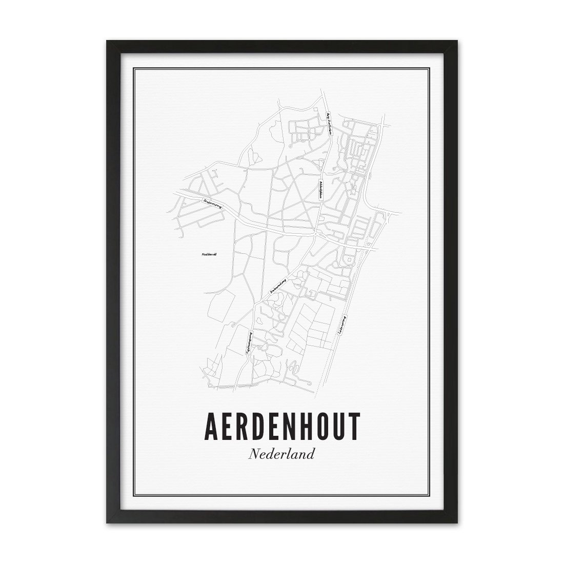 Poster of Aerdenhout - City | WIJCK.