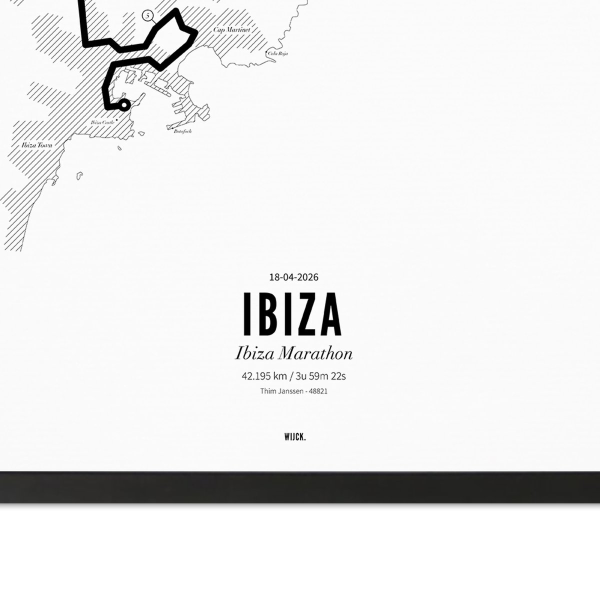 Poster von Marathon Ibiza 2026 | WIJCK.