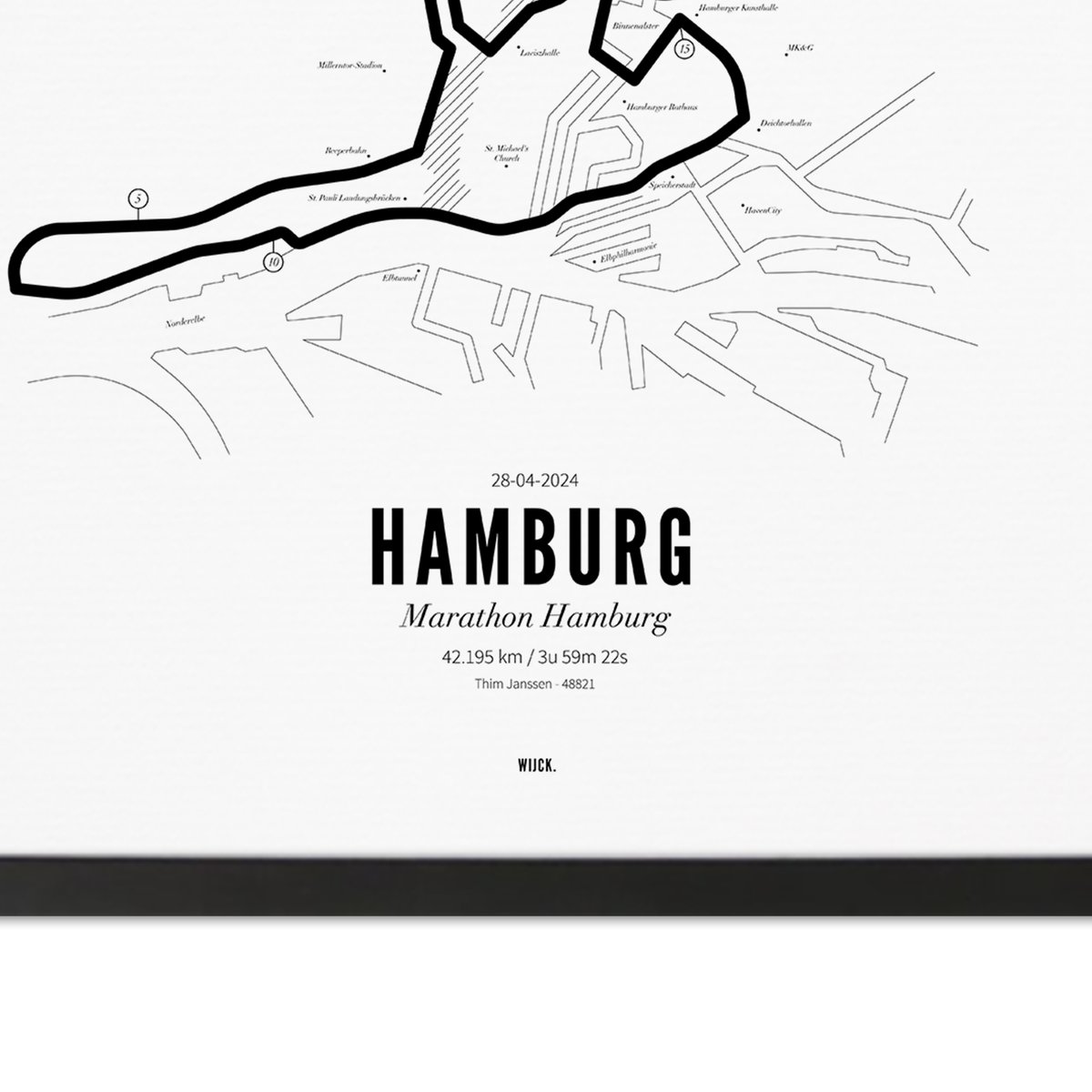 Poster of Marathon Hamburg 2024 | WIJCK.
