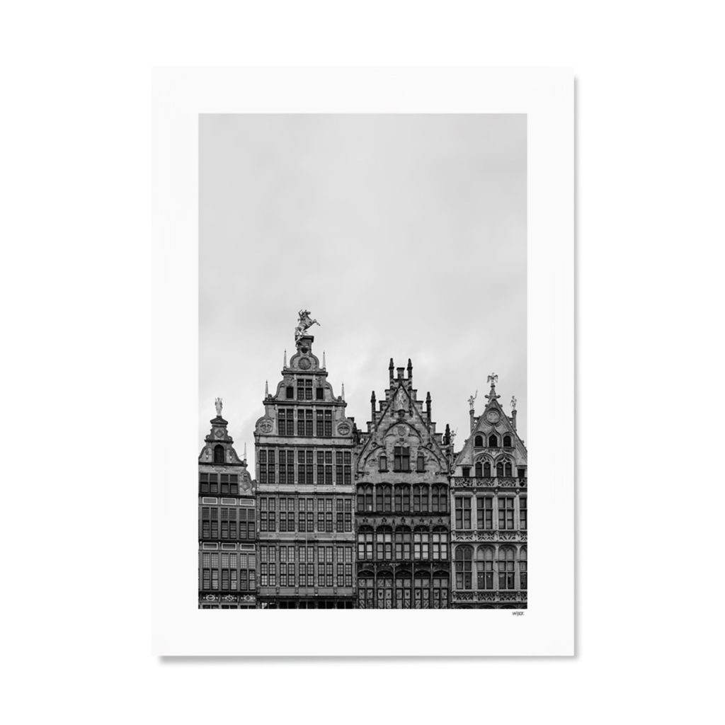 Poster von Antwerpen - Grote Markt | WIJCK.