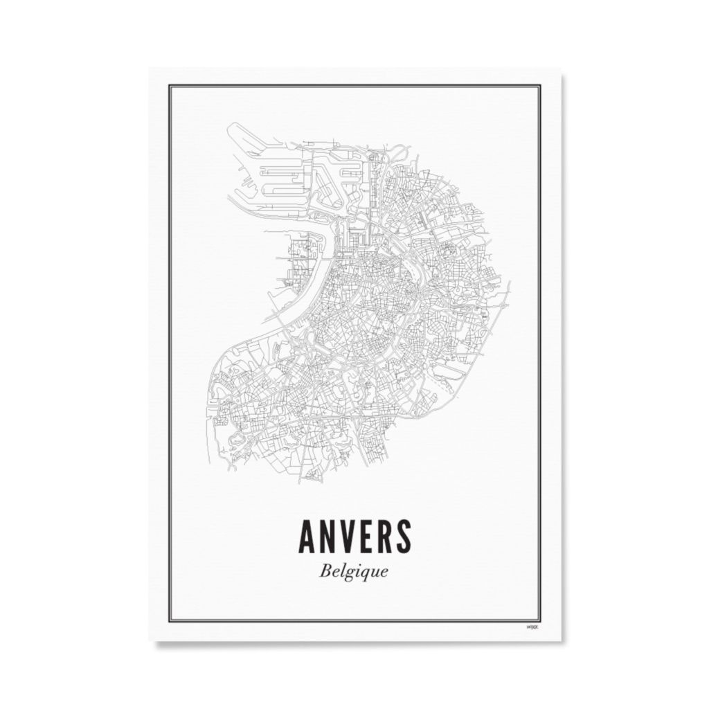 Poster of Antwerp - Stad (FR) | WIJCK.