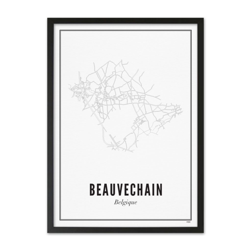 Poster von Beauvechain - Stadt | WIJCK.