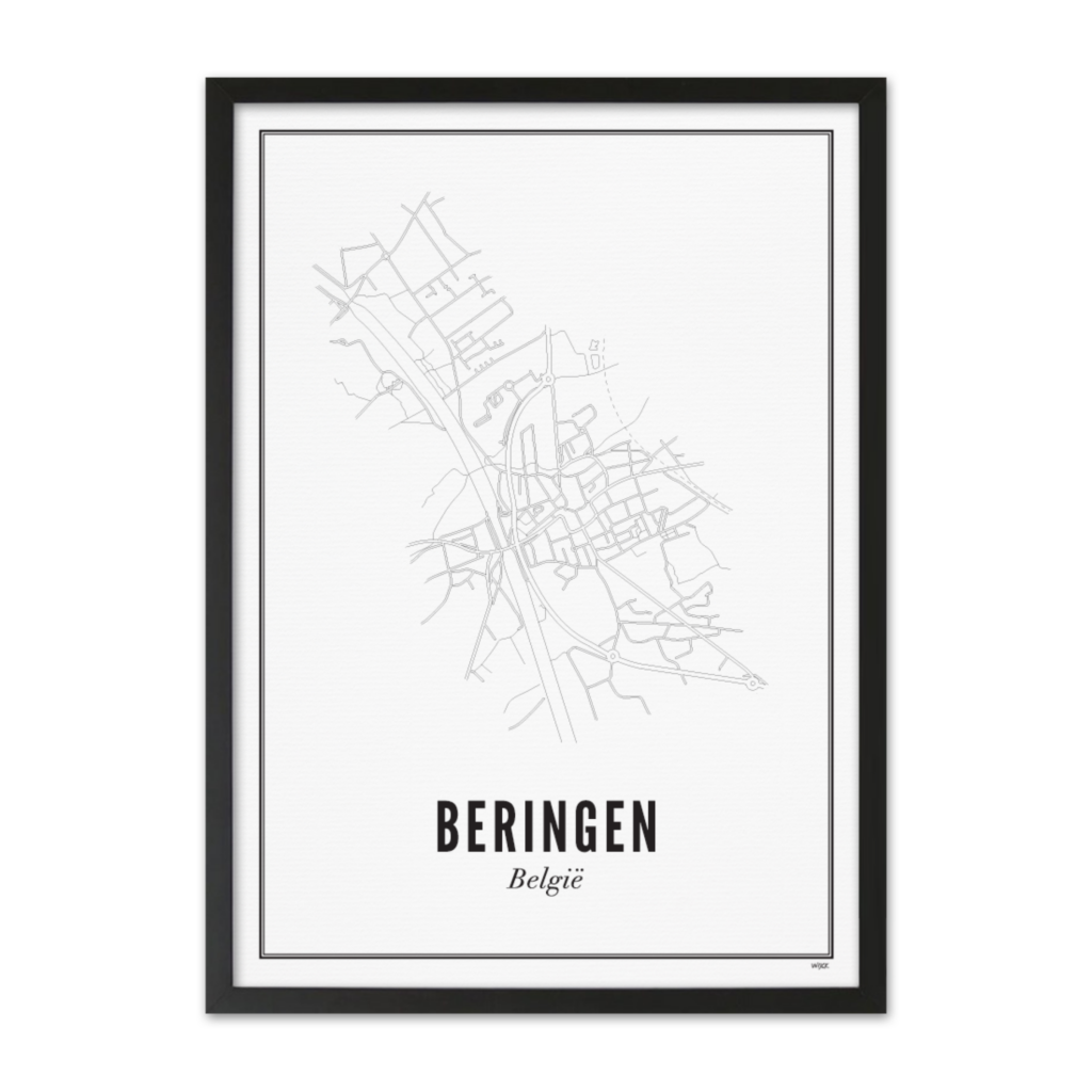 Poster van Beringen - Stad | WIJCK. 