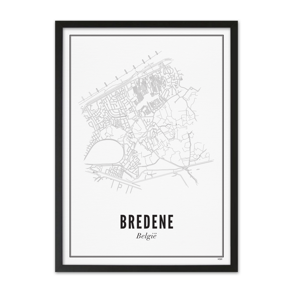 Poster of Bredene - city | WIJCK.