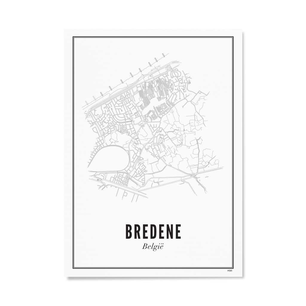 Poster of Bredene - city | WIJCK.