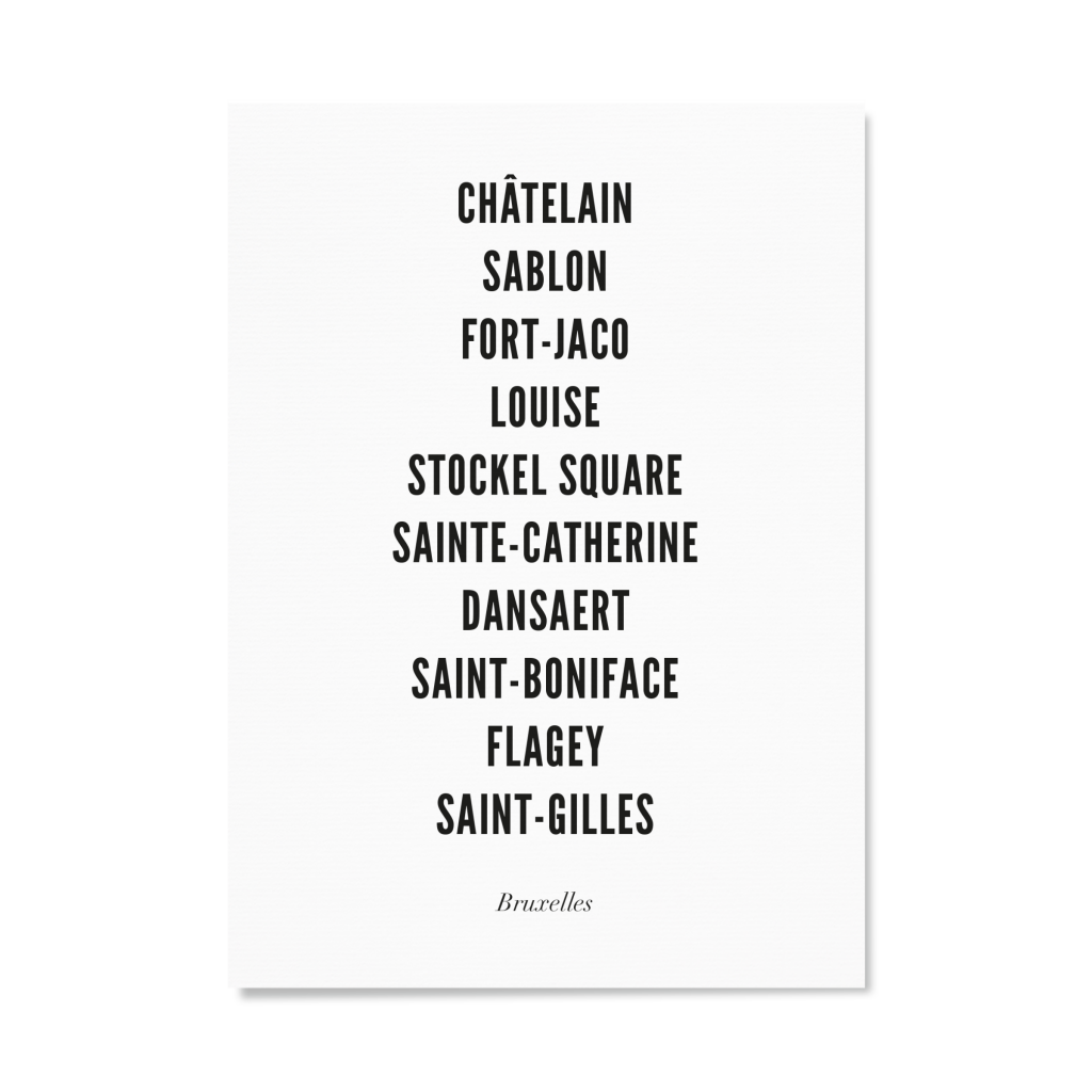 Poster of Brussel - city | WIJCK.