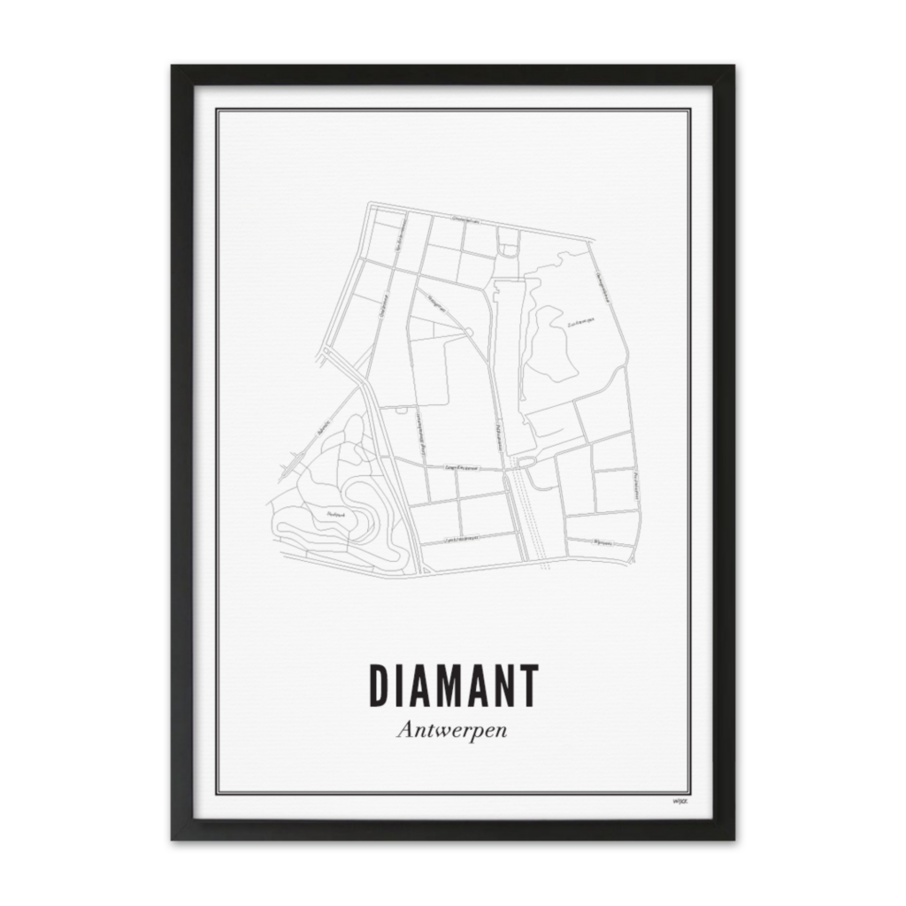 Poster von Antwerp - Diamant | WIJCK.