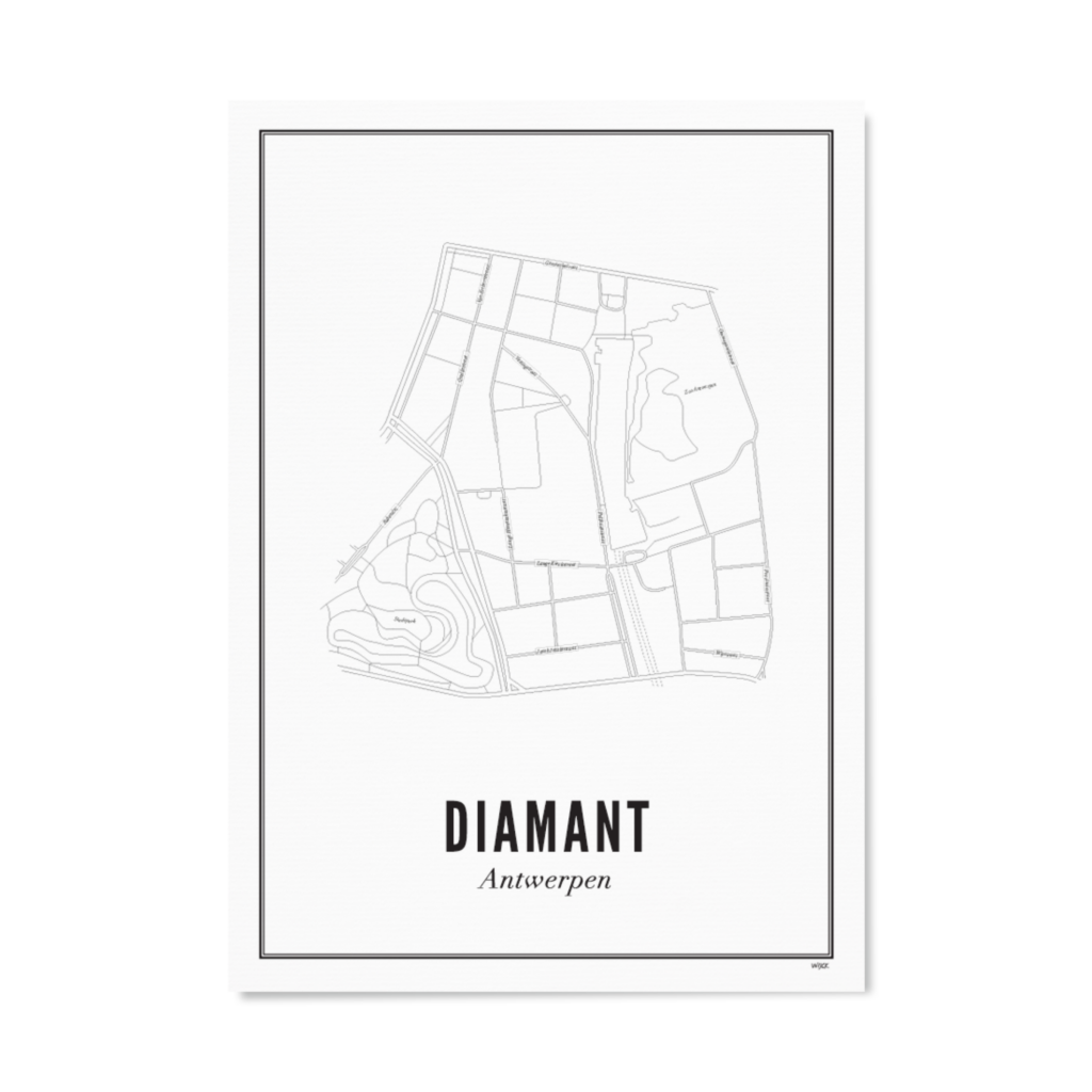 Poster von Antwerp - Diamant | WIJCK.