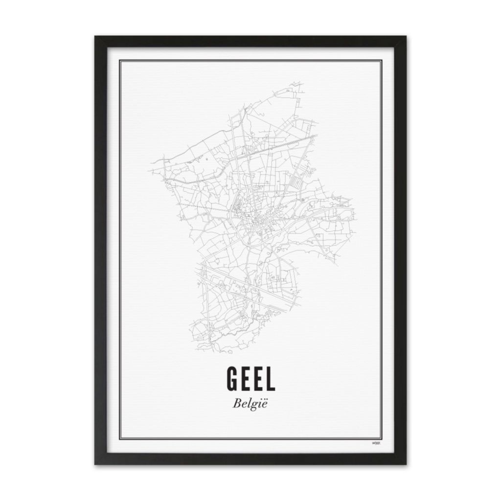Poster van Geel - stad | WIJCK. 