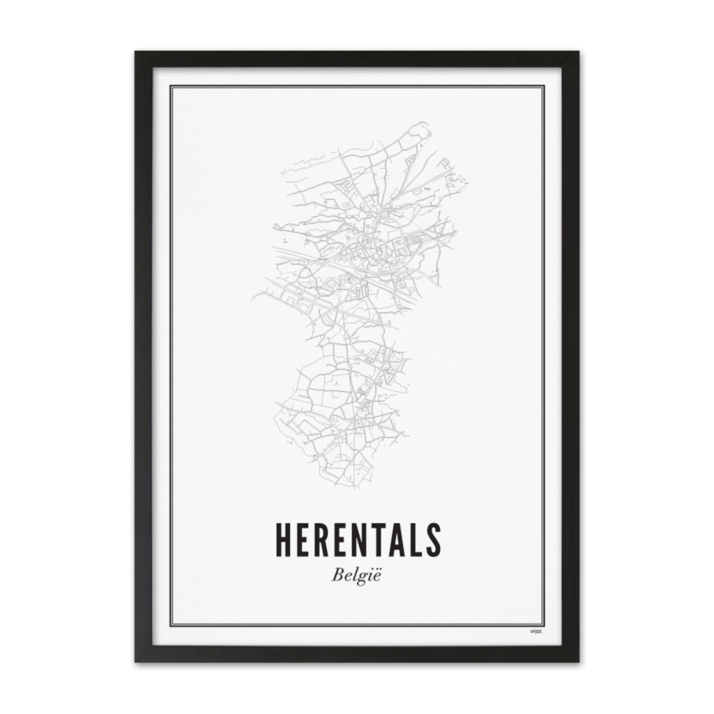 Poster van Herentals - Stad | WIJCK. 
