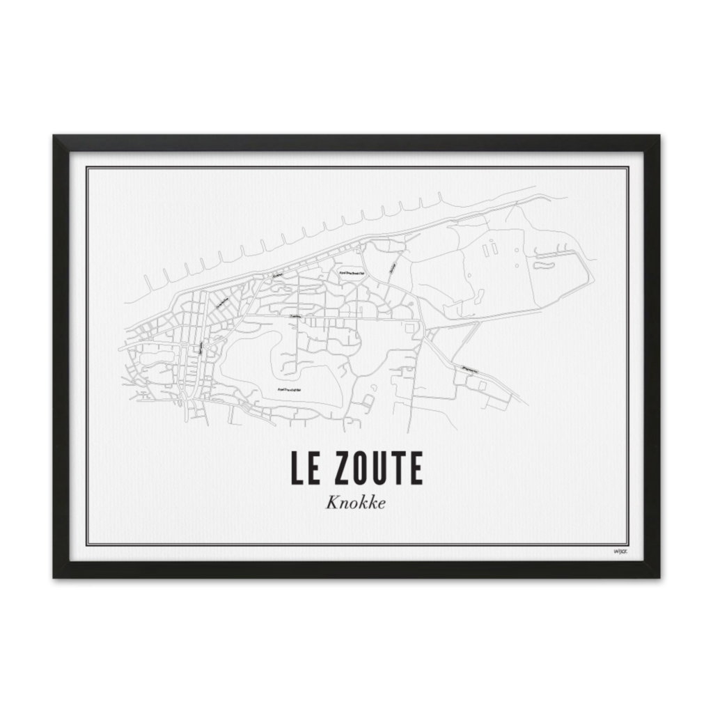 Poster von Knokke - Le Zoute | WIJCK.