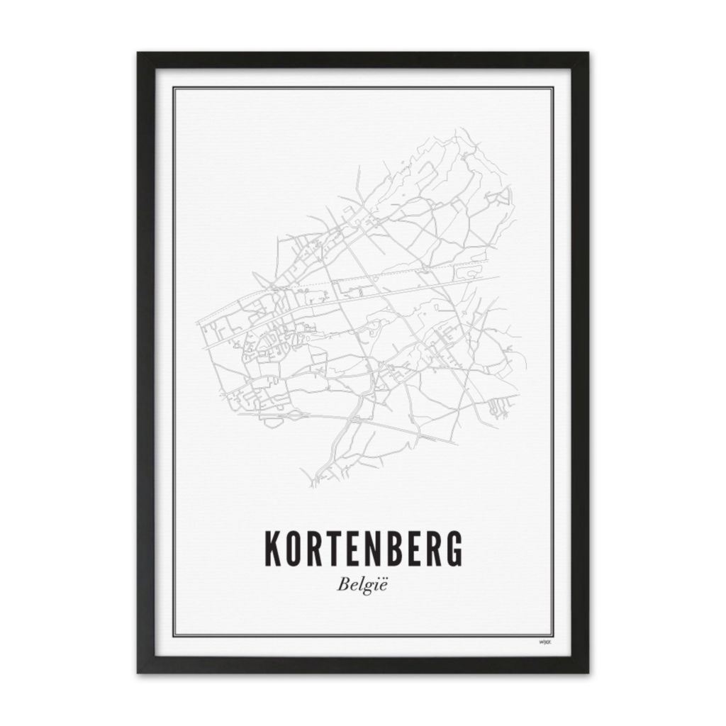 Poster van Kortenberg - Stad | WIJCK. 