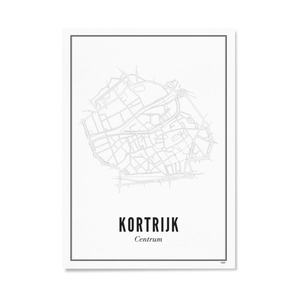 Poster of Courtray - Center | WIJCK.
