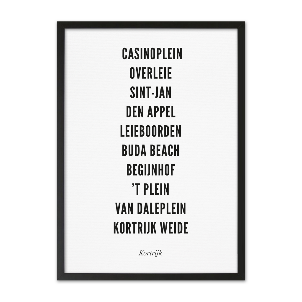 Affiches de Courtrai - Ville | WIJCK.
