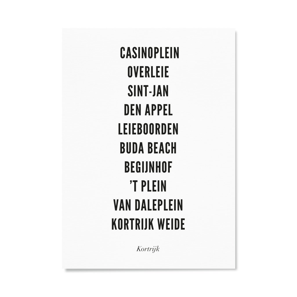 Affiches de Courtrai - Ville | WIJCK.