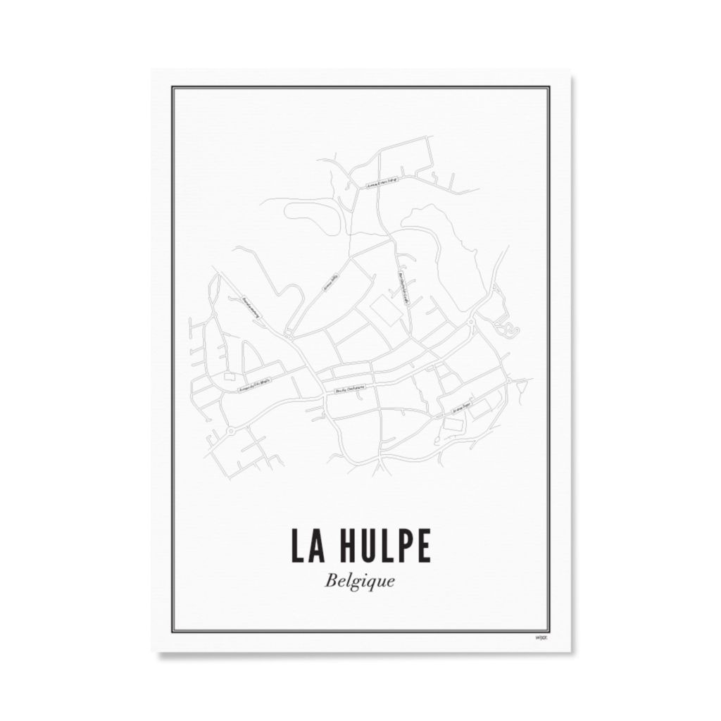 Poster von La Hulpe - Stadt | WIJCK.