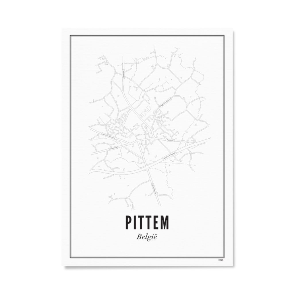 Poster van Pittem – Stad | WIJCK. 
