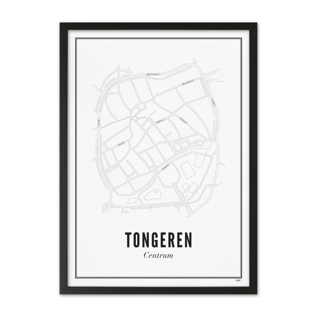 Poster von Tongern - Zentrum | WIJCK.