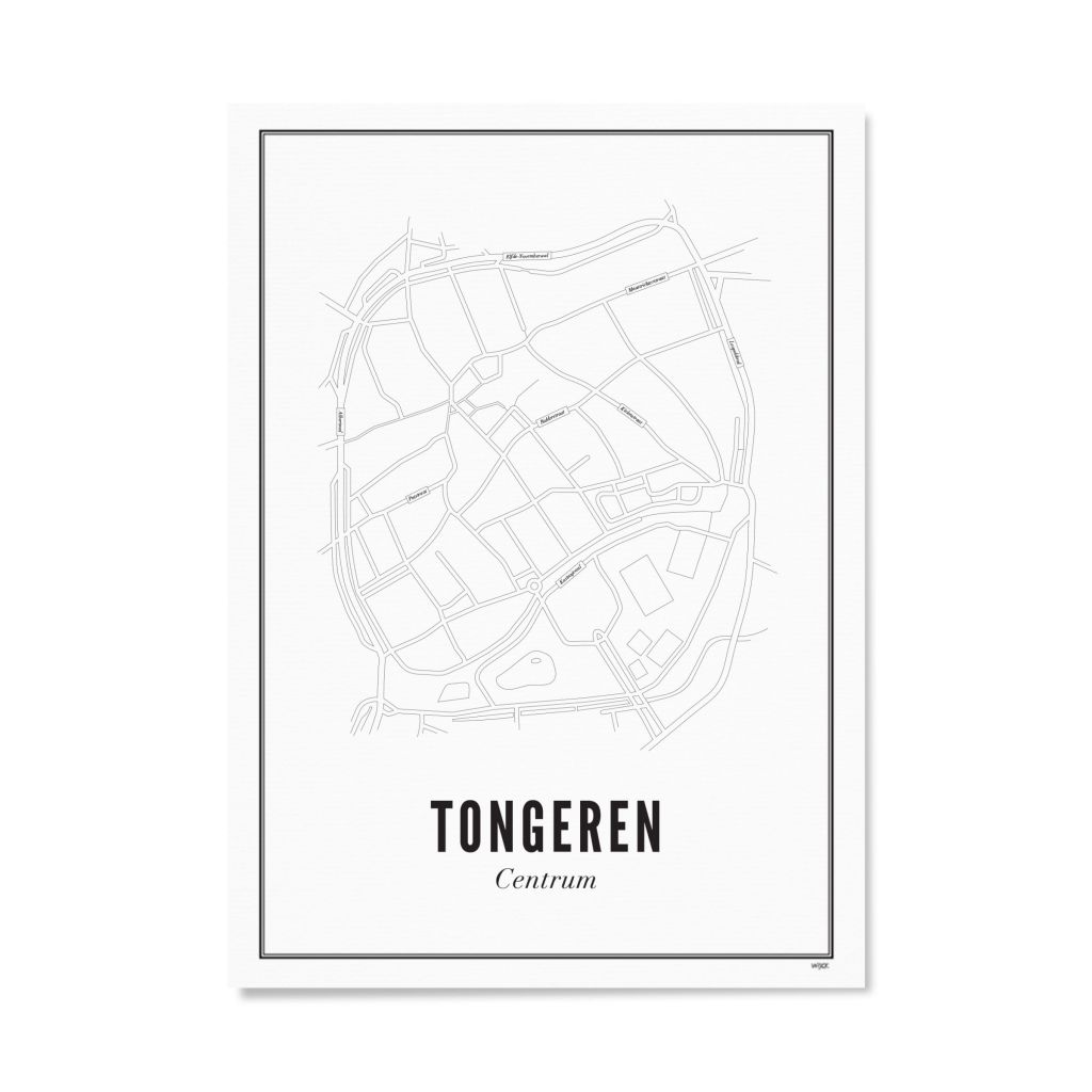 Poster von Tongern - Zentrum | WIJCK.