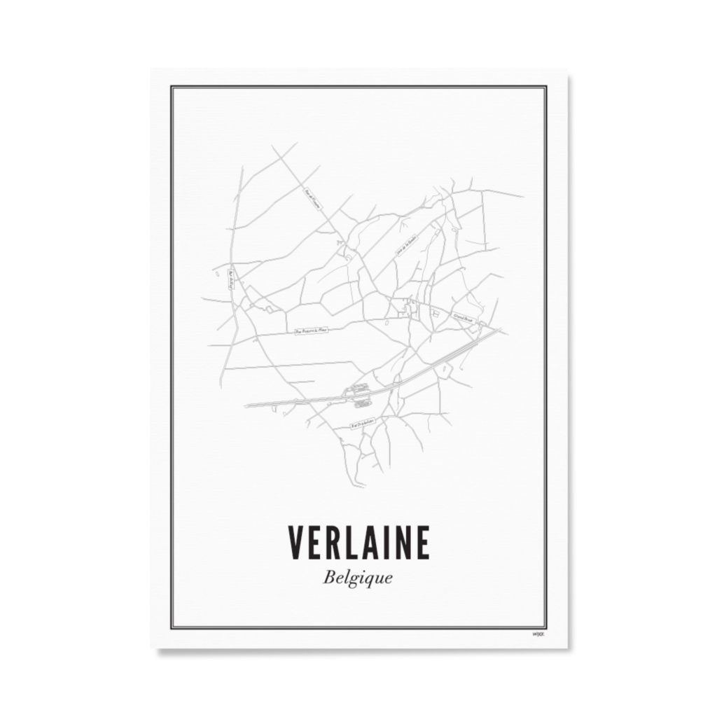 Poster of Verlaine - Stad | WIJCK.