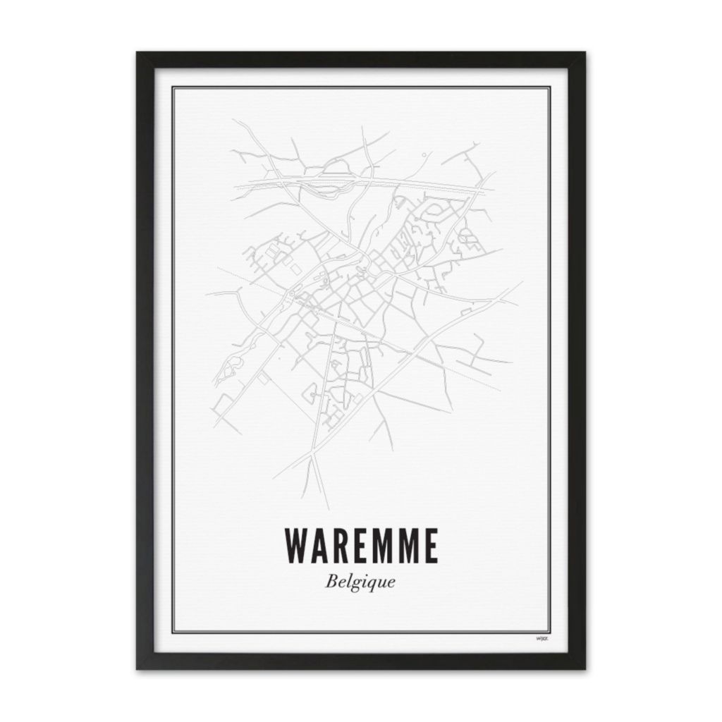Poster von Waremme - Stadt | WIJCK.