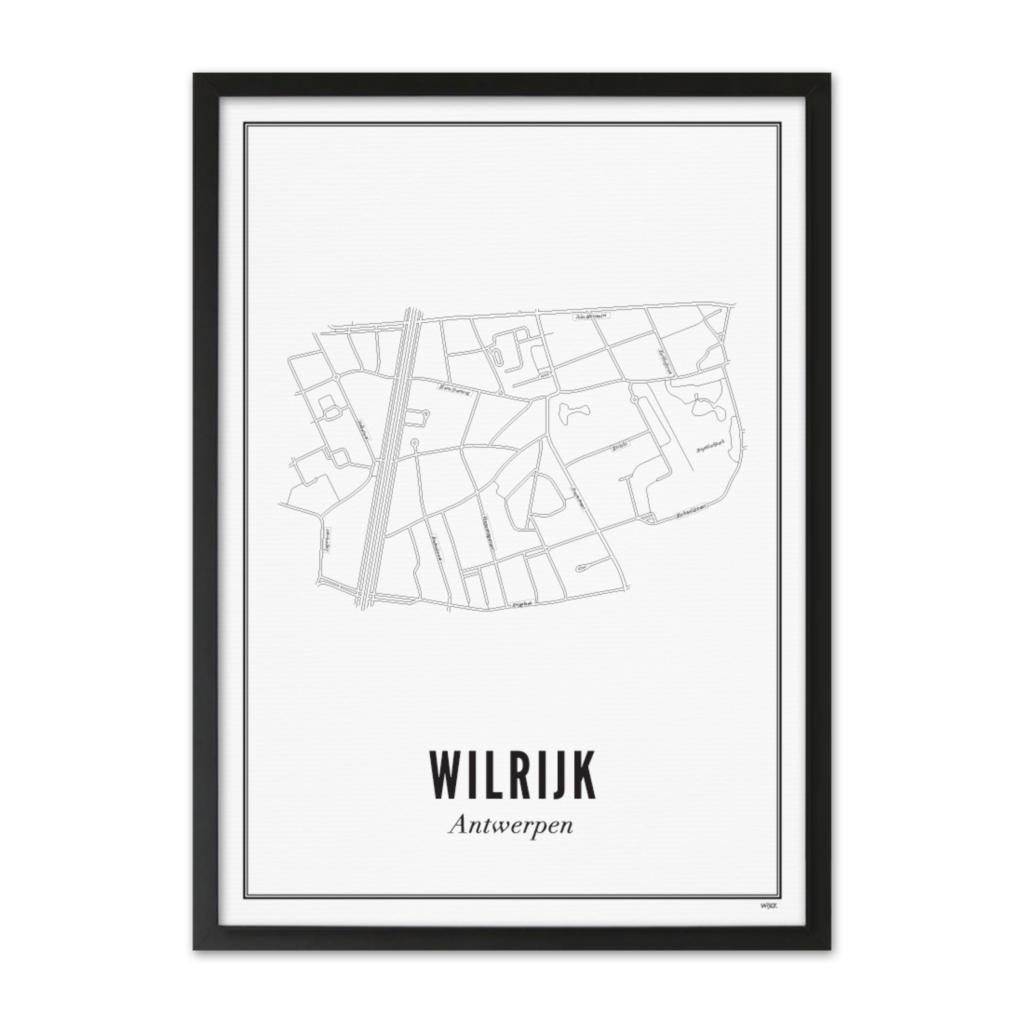 Poster of Antwerp - Wilrijk | WIJCK.