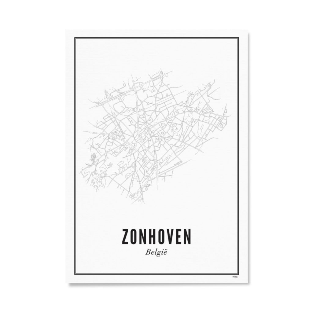 Poster von Zonhoven - Stad | WIJCK.