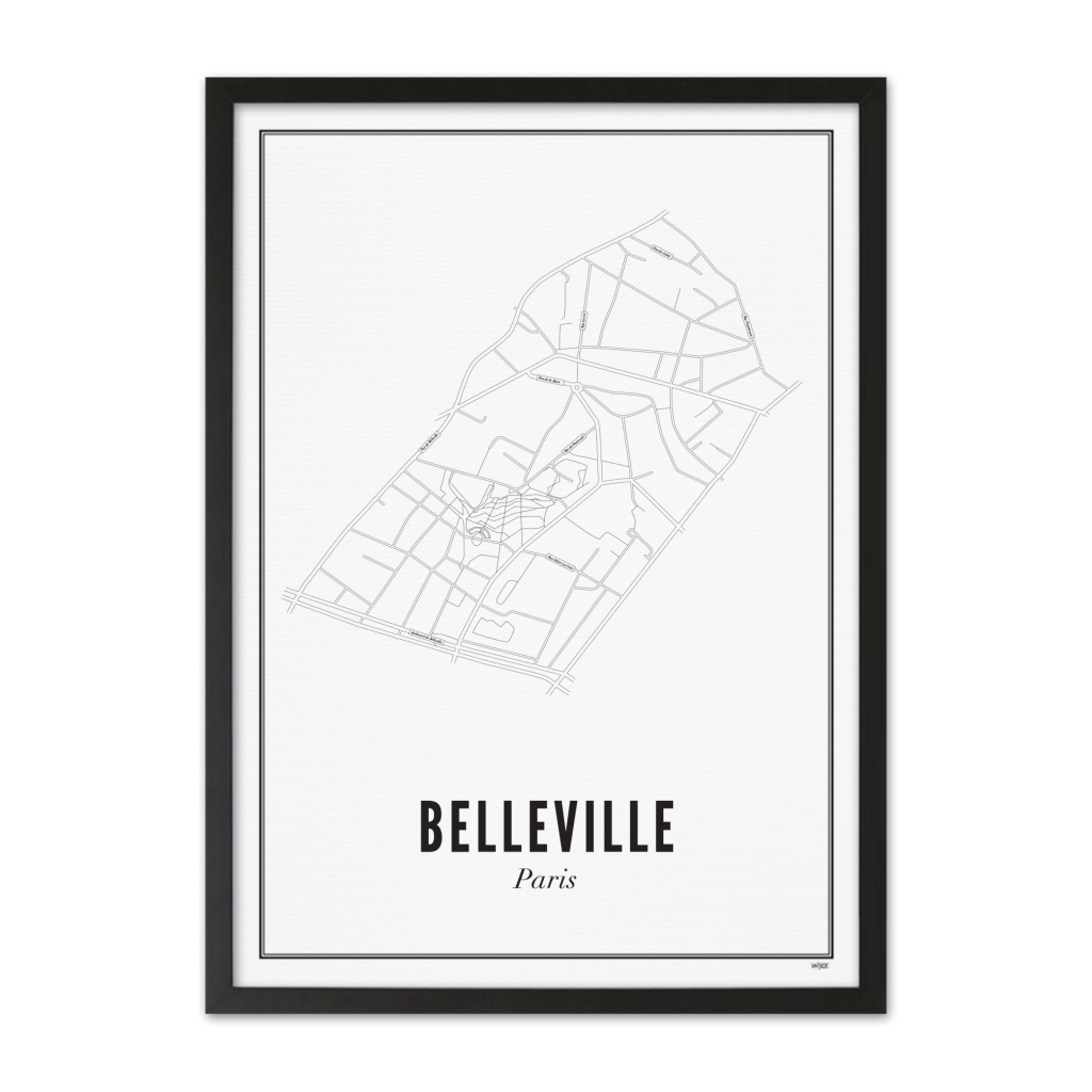Poster van Belleville | WIJCK. 