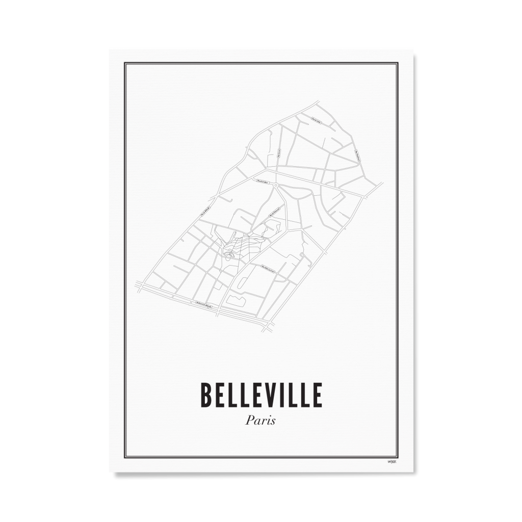 Poster van Belleville | WIJCK. 