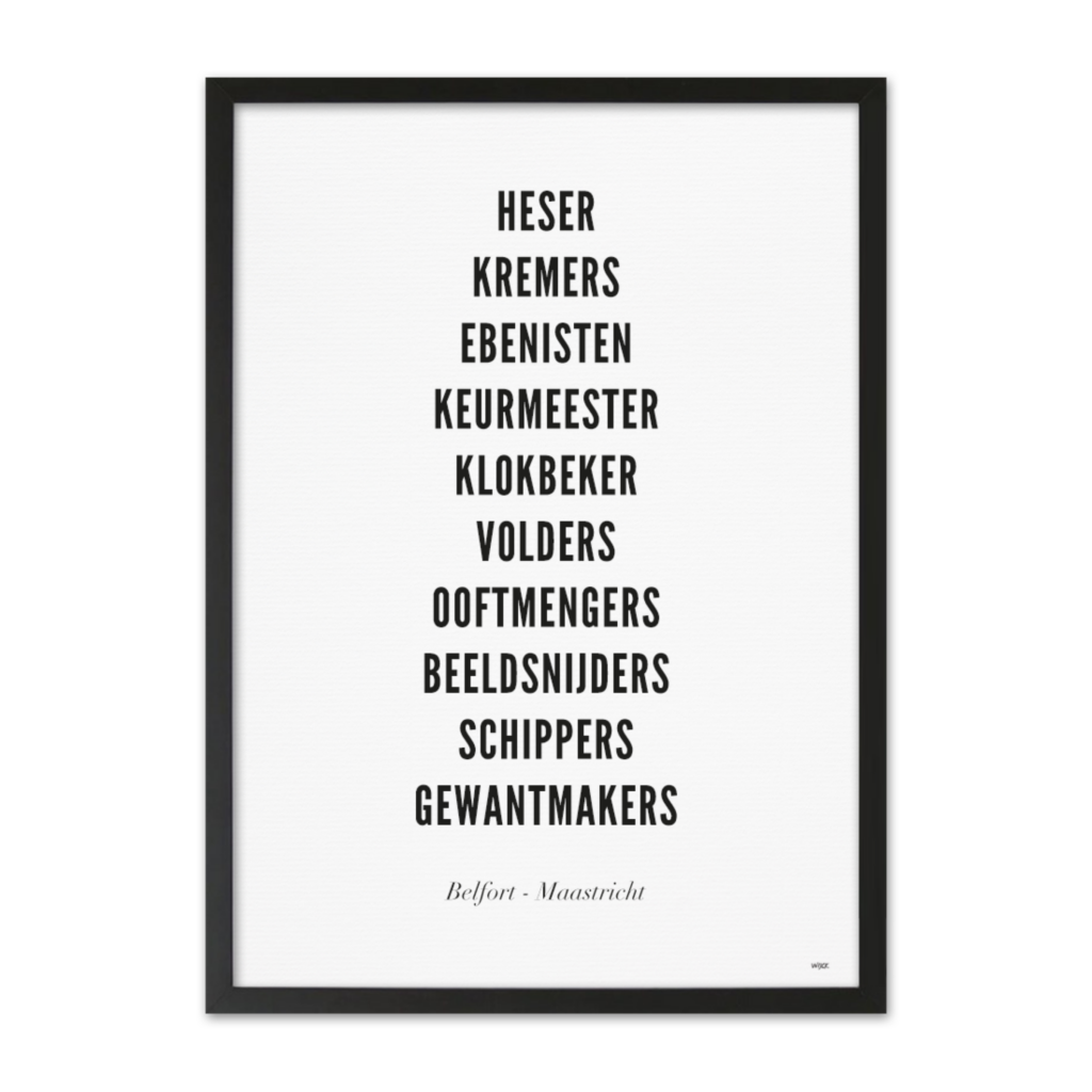 Poster von Maastricht - Belfort | WIJCK.