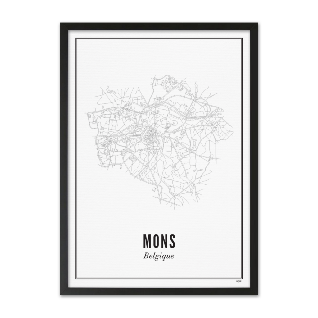 Poster von Mons - Stadt | WIJCK.