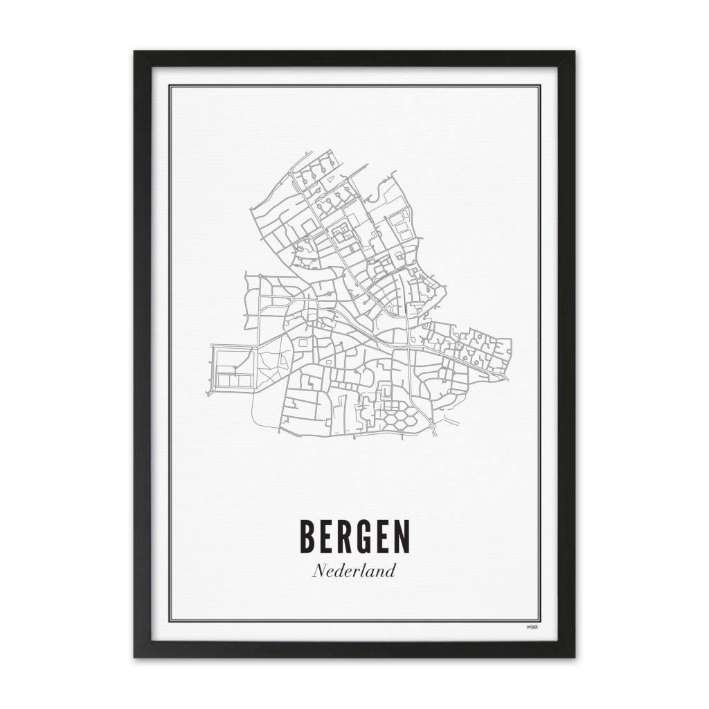 Poster of Bergen - City | WIJCK.