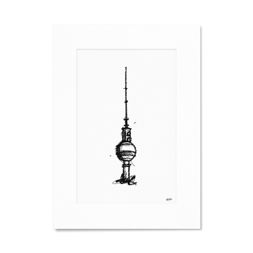 Affiches de Berlin - Fernsehturm | WIJCK.
