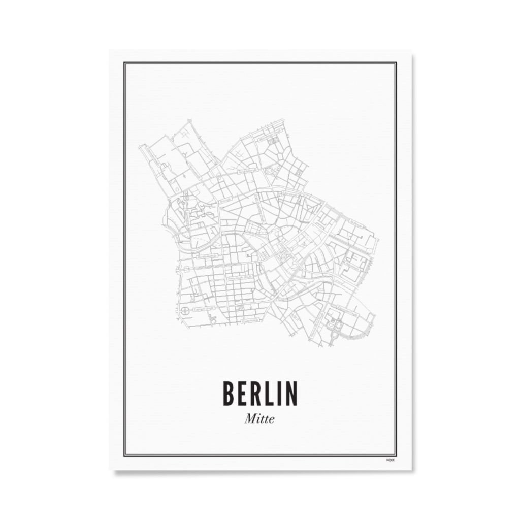 Poster von Berlin - Mitte | WIJCK.