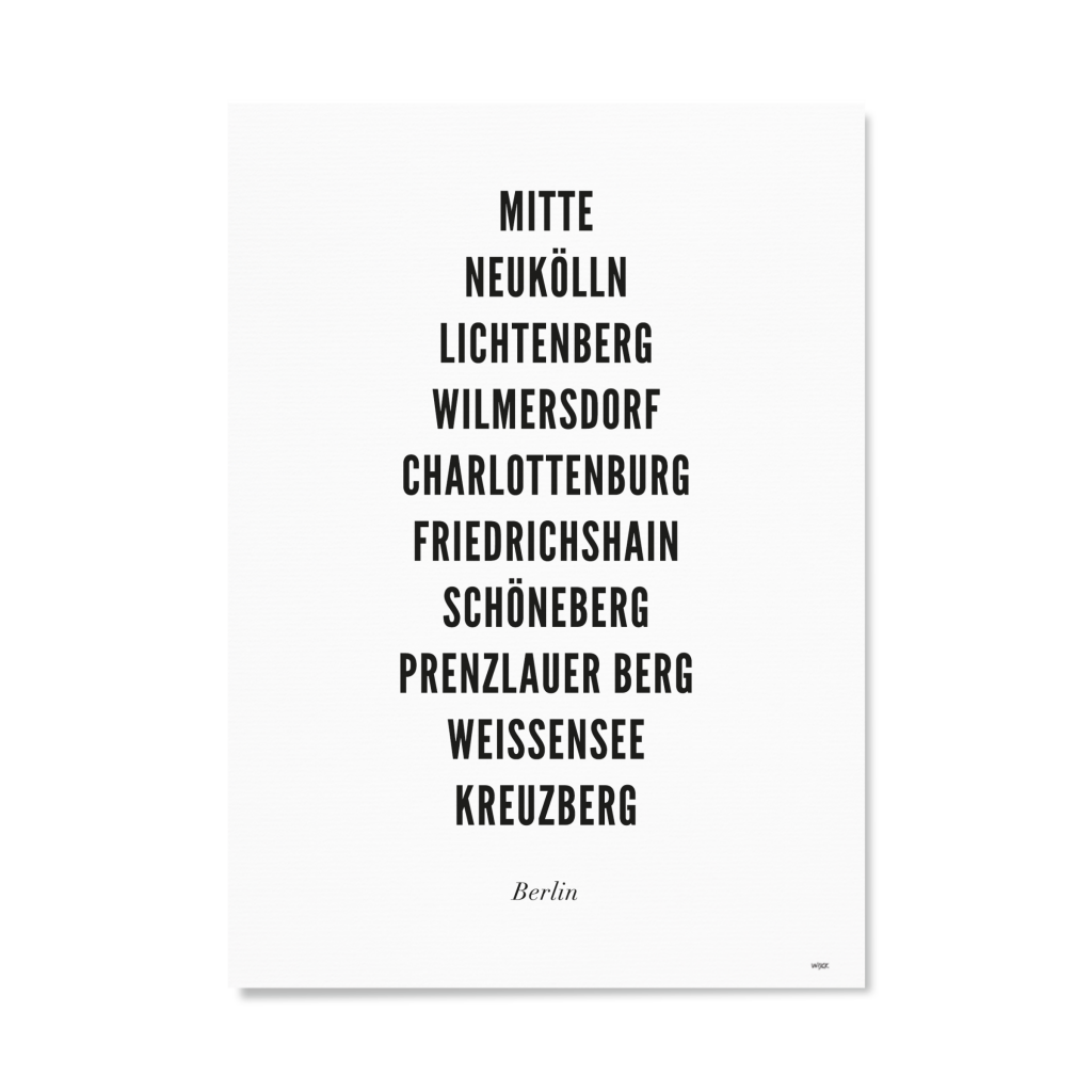 Poster van Berlijn - Stad | WIJCK. 