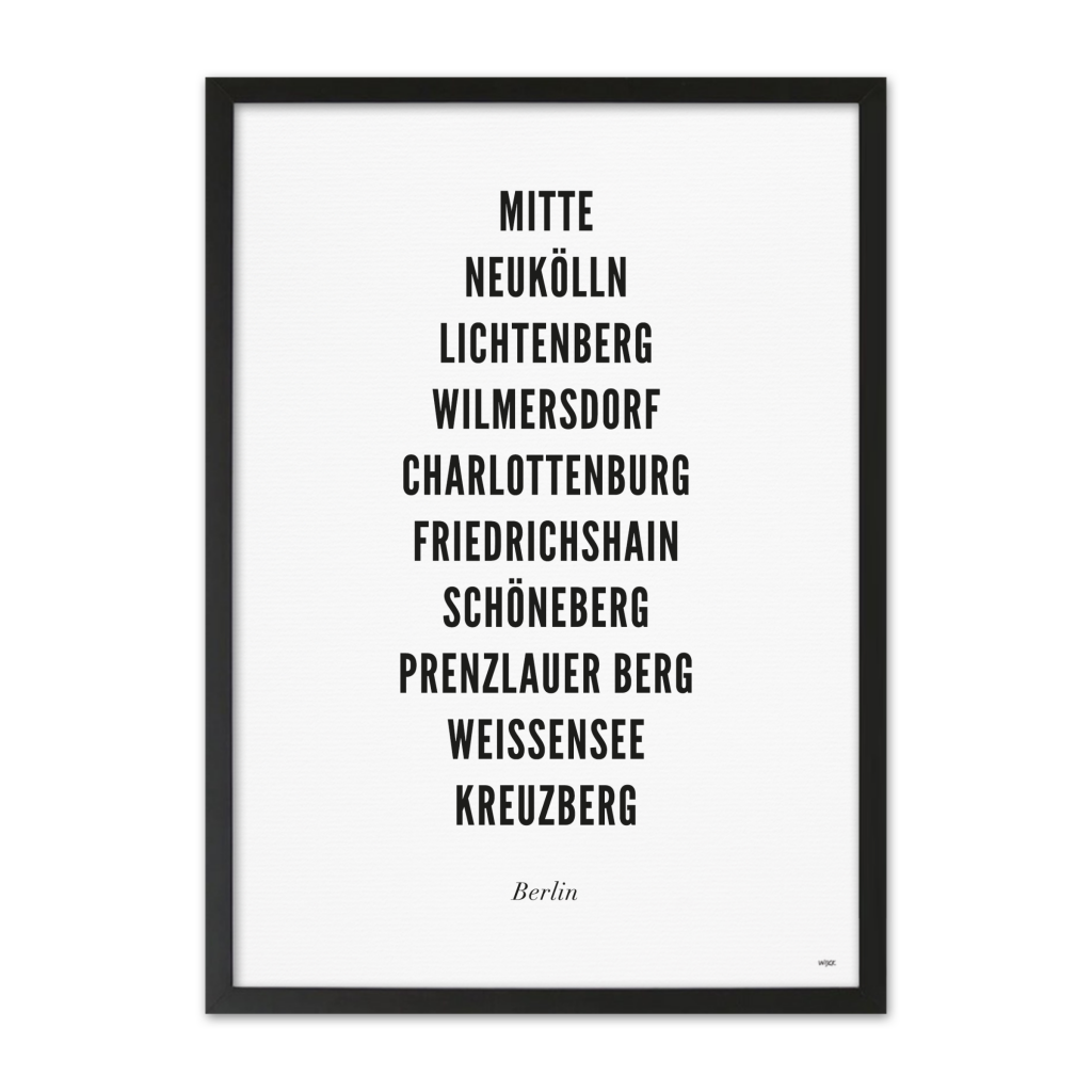 Poster van Berlijn - Stad | WIJCK. 