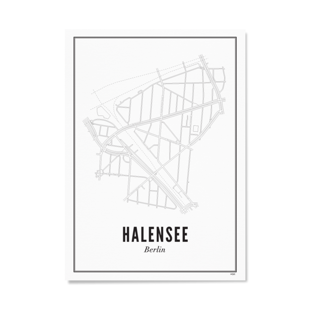Poster von Berlin - Halensee | WIJCK.