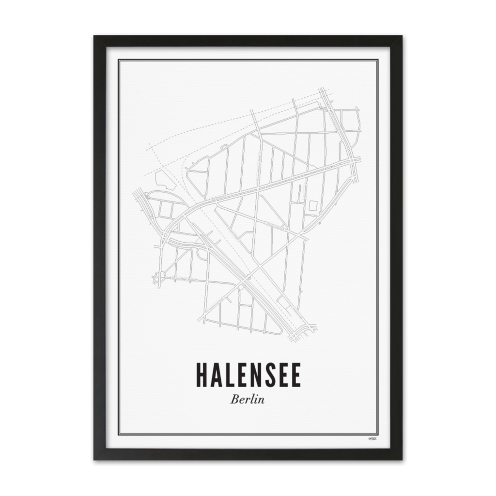 Poster von Berlin - Halensee | WIJCK.