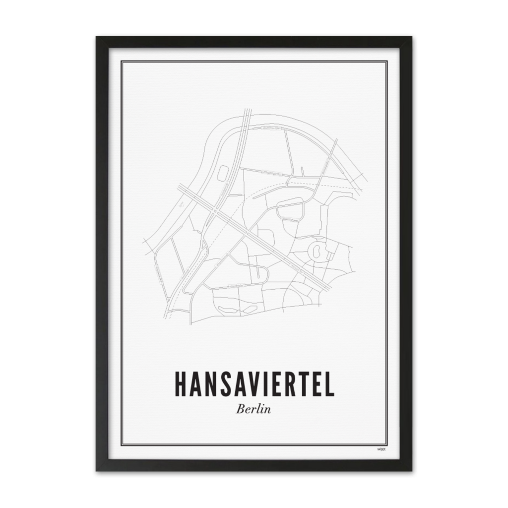 Poster of Berlijn - Hansaviertel | WIJCK.