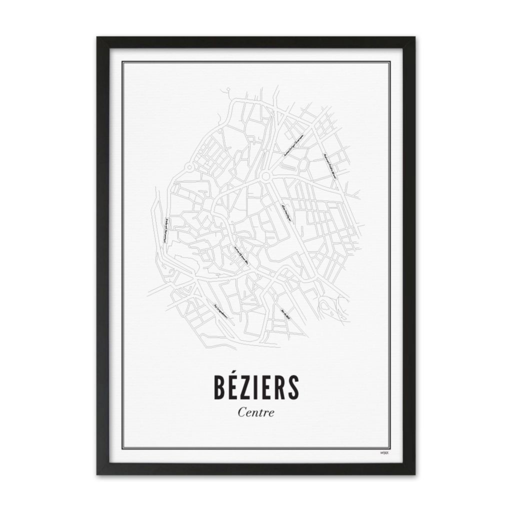 Poster of Béziers - Centre | WIJCK.