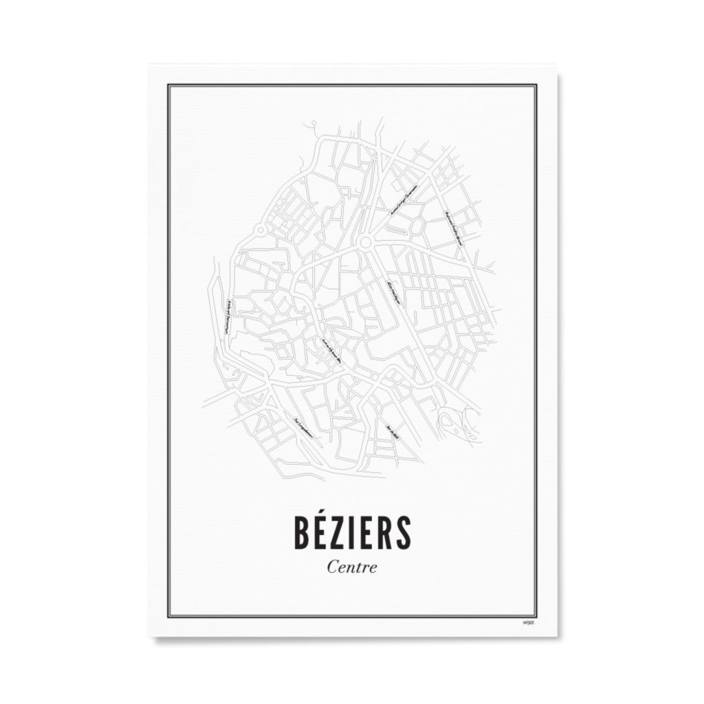 Poster of Béziers - Centre | WIJCK.