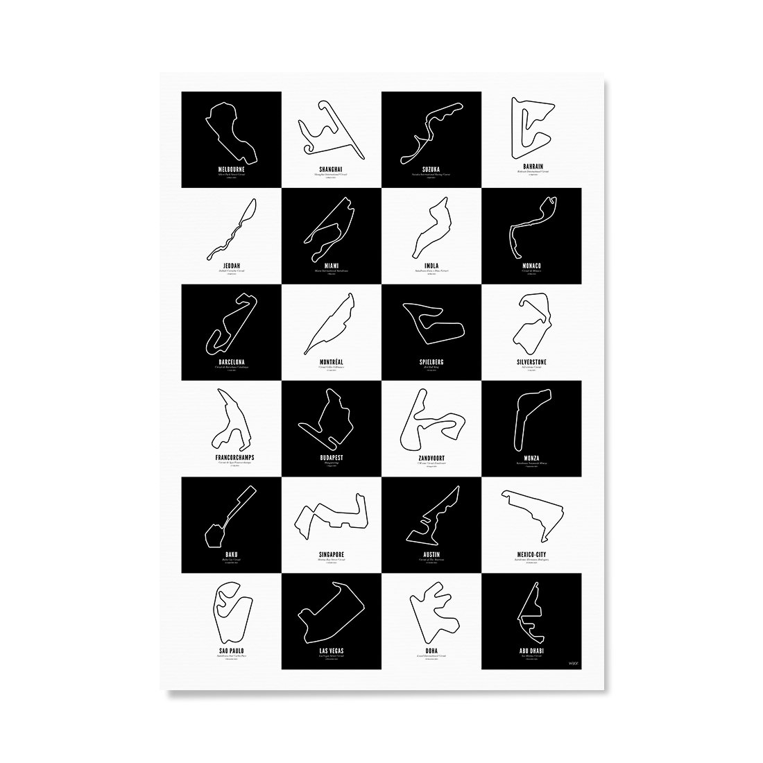 Poster von Circuit Collection | WIJCK.