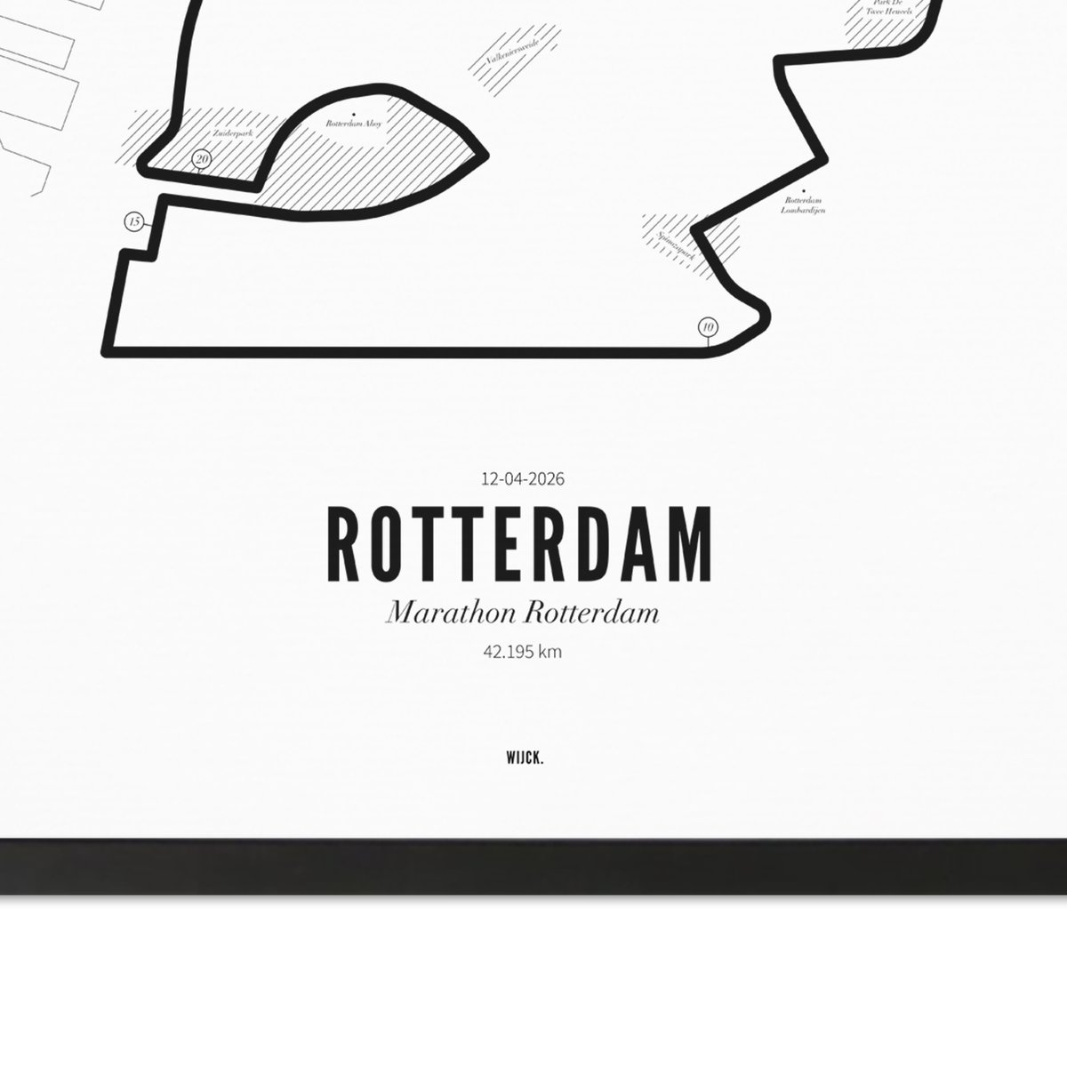 Poster of Marathon Rotterdam 2026 | WIJCK.