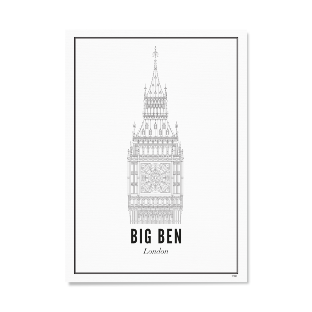 Poster von London - Big Ben | WIJCK.